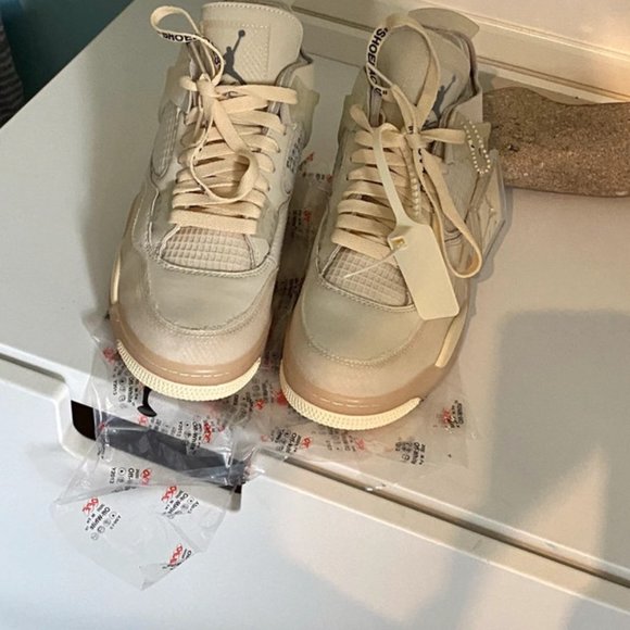Nike Off White Air Jordan 4 Sail main image 7